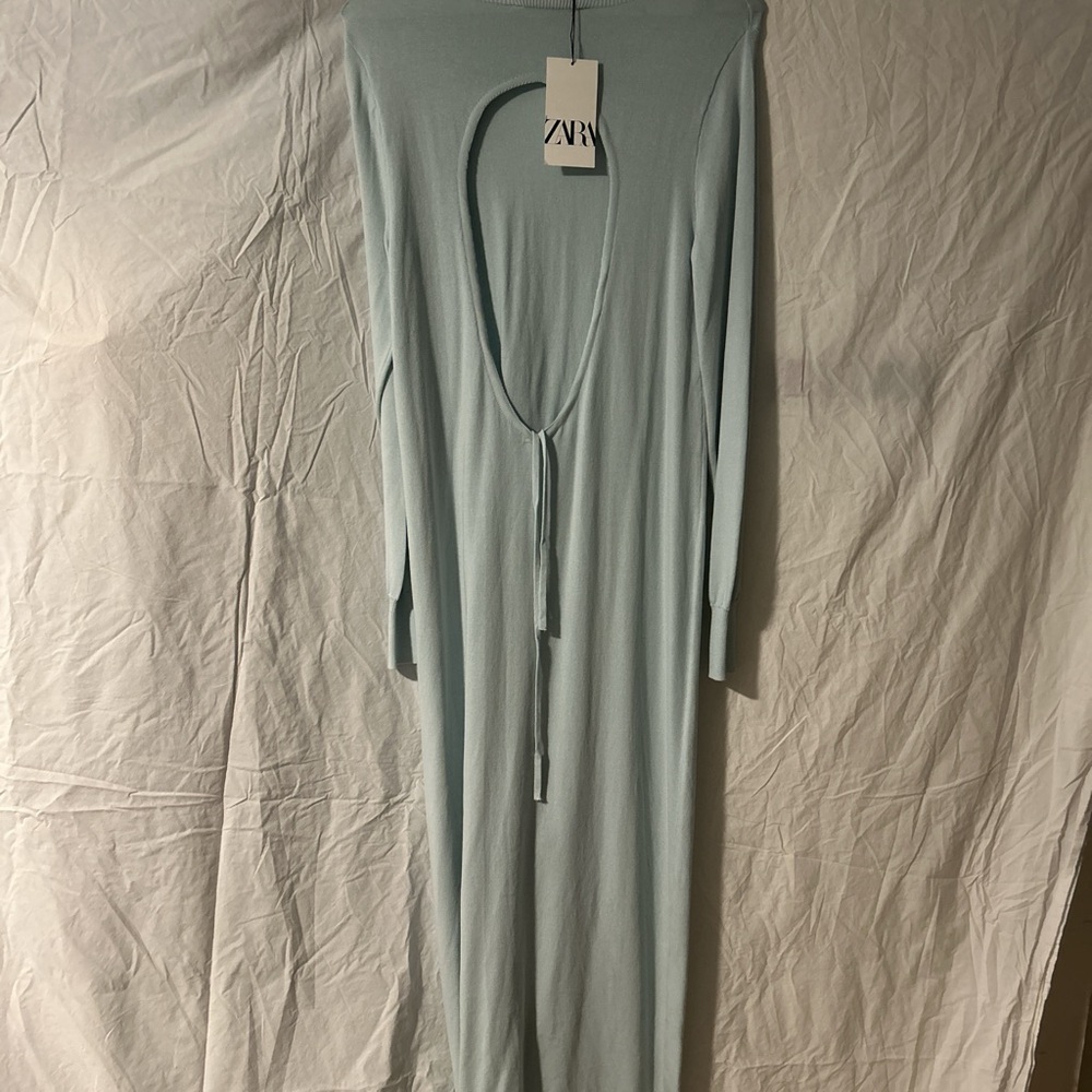Zara blue dress, new